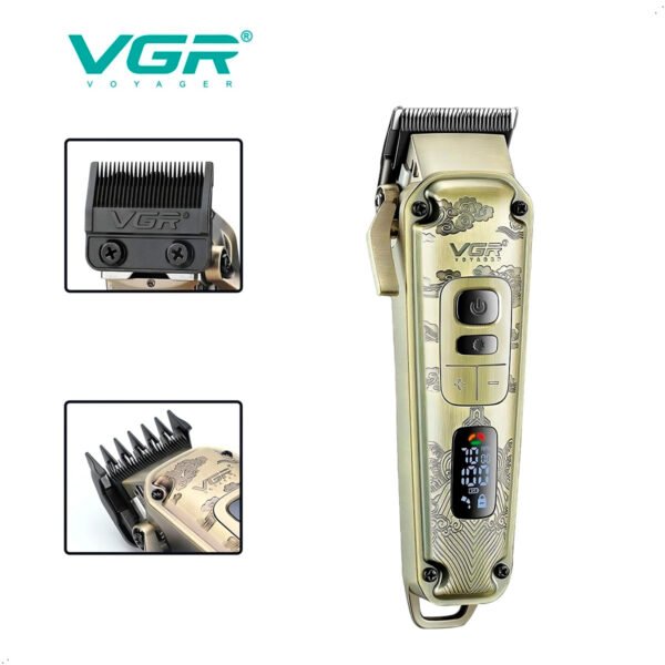 Maquina Corte Cabello VGR Combo V 642 Inalambrico (8) Maquina Corte Cabello Vgr-642 Combo 3 En 1 Inalambrico