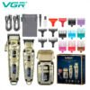 Maquina Corte Cabello Vgr-642 Combo 3 En 1 Inalambrico