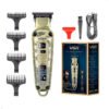 Maquina Trimmer Corte De Pelo Inalambrica Vgr-901 Profesional Metal