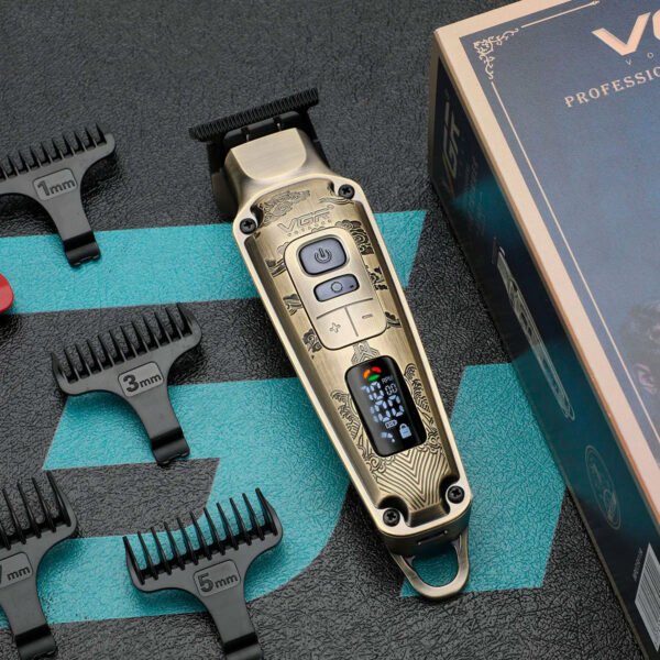 Maquina Trimmer Corte De Pelo Inalambrica Vgr-901 Profesional Metal