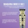 Maquina Trimmer Corte De Pelo Inalambrica Vgr-901 Profesional Metal