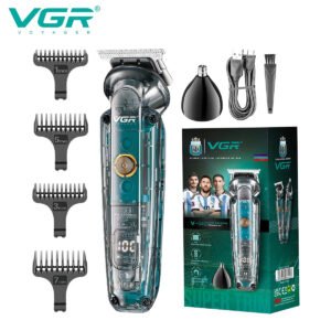Máquina Patillera, Nasal Vgr Trimmer 2 En 1 Recargable Inalambrico