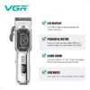 Maquina Corte Pelo Mascota Vgr V201 Professional Pet Clipper Color Plateado