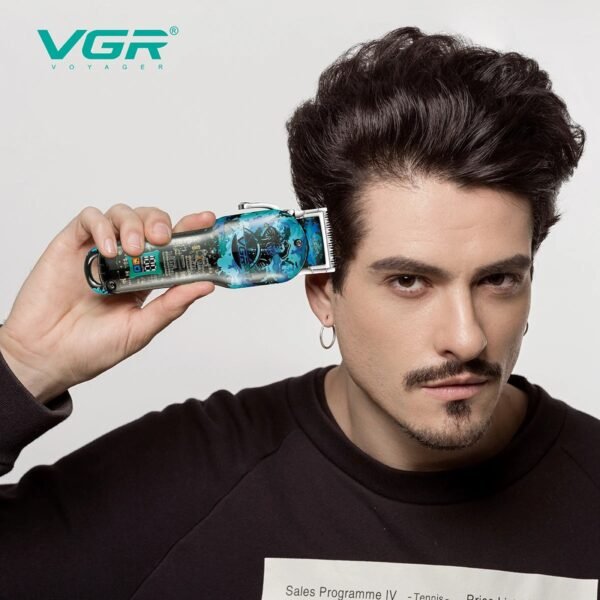 Maquina De Corte De Pelo Inalambrica Vgr V-685 Diseño Pirata