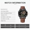 Reloj Naviforce 9208 Analógico Digital Hombre Cuero