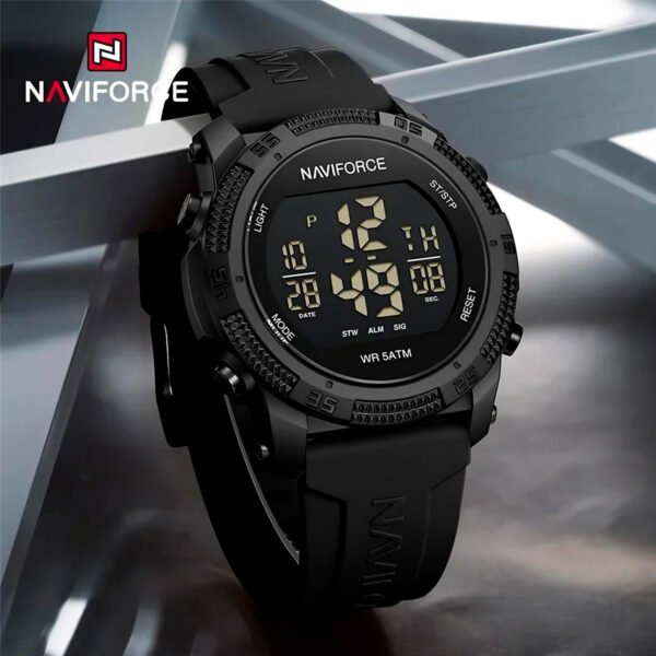 Reloj Pulsera Naviforce 7104 Pantalla Digital Lcd Deportivo