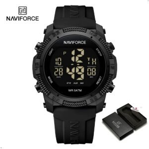 Reloj Pulsera Naviforce 7104 Pantalla Digital Lcd Deportivo