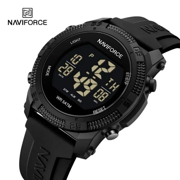 Reloj Pulsera Naviforce 7104 Pantalla Digital Lcd Deportivo