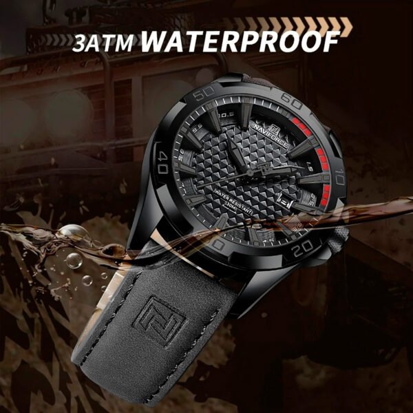 Reloj Naviforce 8023 Cuarzo Para Hombres Resistente al Agua