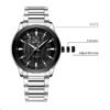 Reloj Pulsera Naviforce Nf8029 Masculino Acero Inoxidable