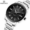 Reloj Pulsera Naviforce Nf8029 Masculino Acero Inoxidable