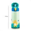 Termo Para Niños Diseño Oso Caliente Frio 500 Ml Verde