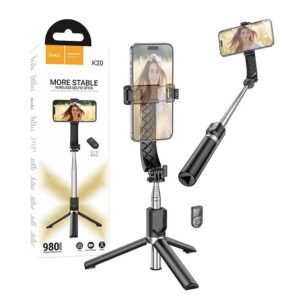Palo Selfie Hoco K20 Control Remoto Bluetooth Tripode