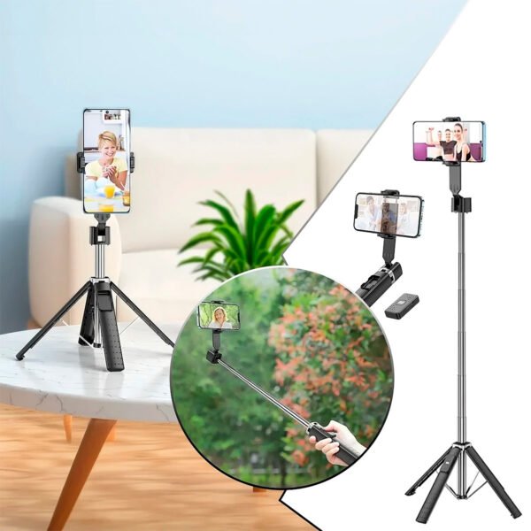 Palo Selfie Tripode Hoco K18 Control Bluetooth 90cm
