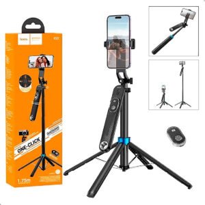 Palo Selfie Stick Hoco K22 Control Remoto Bluetooth Tripode 1,75m