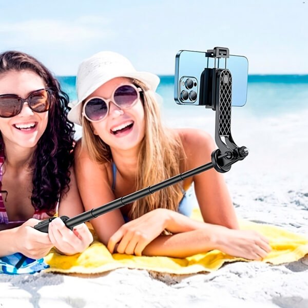 Palo Selfie Stick Hoco K21 137 cm Camara de accion Camara (7) Trípode Palo Selfie Hoco K21 Control Remoto Bluetooth 2 en 1