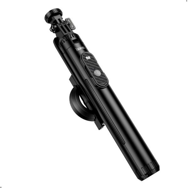 Palo selfie magnético Hoco con trípode de control remoto inalámbrico K25 negro (18) Trípode Soporte Selfie Stick Hoco K25 Bluetooth Magnetico