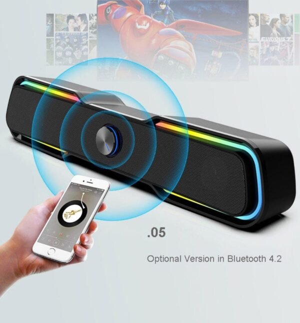 Parlante Gamer Subwoofer Pc Tv Bluetooth Halion Ha-sb08