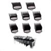 Set De 8 Peinetas Para Clipper Clip De Metal Negro
