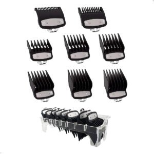 Set De 8 Peinetas Para Clipper Clip De Metal Negro
