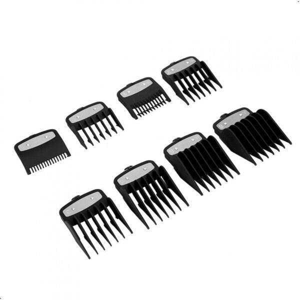 Set De 8 Peinetas Para Clipper Clip De Metal Negro