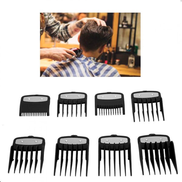 Set De 8 Peinetas Para Clipper Clip De Metal Negro
