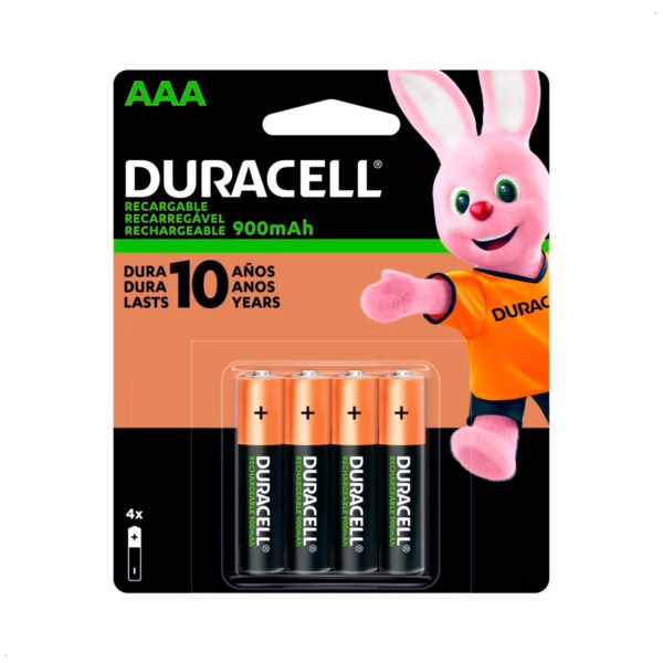 Pilas Duracell Recargables Aaa 900mah X4 Und