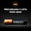 Pilas Duracell Recargables Aaa 900mah X4 Und