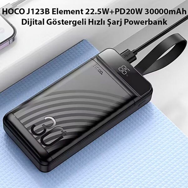 Cargador Power Bank Hoco J123b 30000mah Carga Rápida
