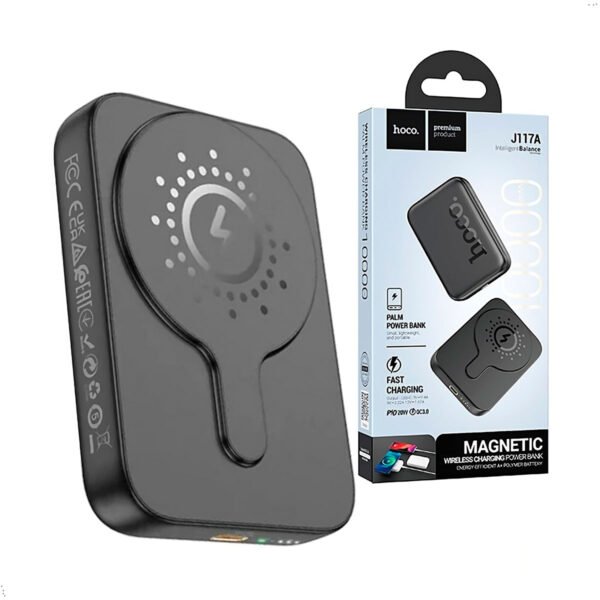 Power Bank Magnético Hoco J117a Carga Rápida Pd20w 10000mah