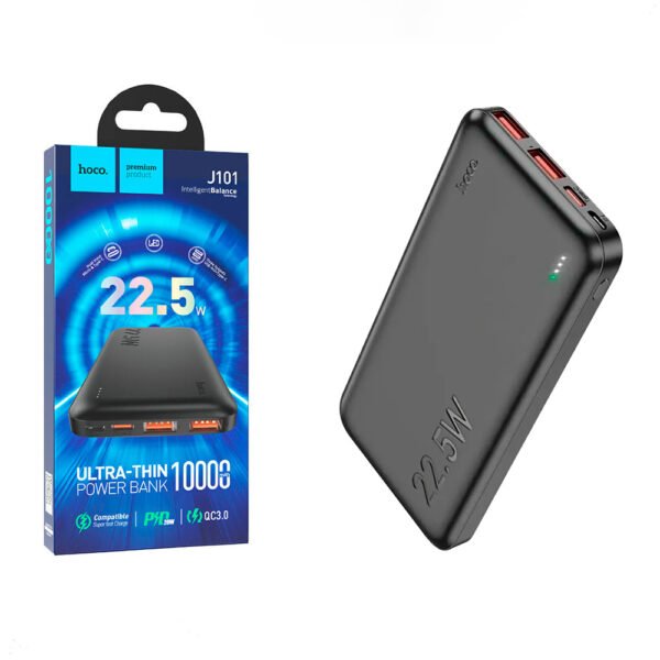 Power Bank Hoco J101 10000mAh 22.5w (2) Power Bank Hoco J101 10000mah 22.5w Portatil Carga Rapida