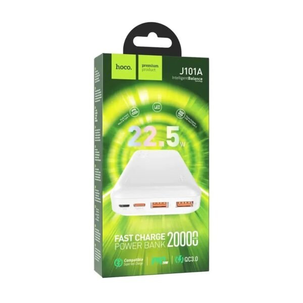 Power Bank 20000mah 22.5w Hoco J101A Cargador Portatil Carga Rapida