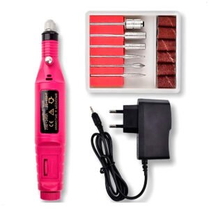 Pulidor De Uñas Eléctrico Manicura Pedicura + Kit De Pulido
