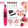 Pulidor De Uñas Eléctrico Manicura Pedicura + Kit De Pulido