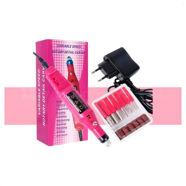 Pulidor de Uñas y Lijas Varios Colores (5) Pulidor De Uñas Eléctrico Manicura Pedicura + Kit De Pulido