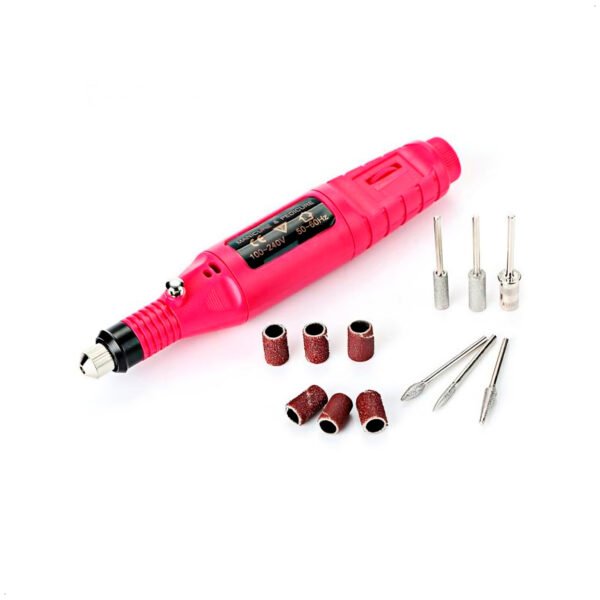 Pulidor de Uñas y Lijas Varios Colores (8) Pulidor De Uñas Eléctrico Manicura Pedicura + Kit De Pulido