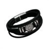 Pulsera Brazalete Moda Hombre Cuero Genuino Vintage