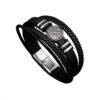 Pulsera Brazalete Moda Hombre Cuero Genuino Vintage