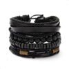 Pulseras Brazalete Vintage Ajustables Cuero 4 Unids