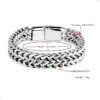 Pulsera Trenzada De Acero Inoxidable Con Hebilla Magnética
