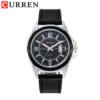 Reloj Curren Modelo 8124 Analogo Con Calendario
