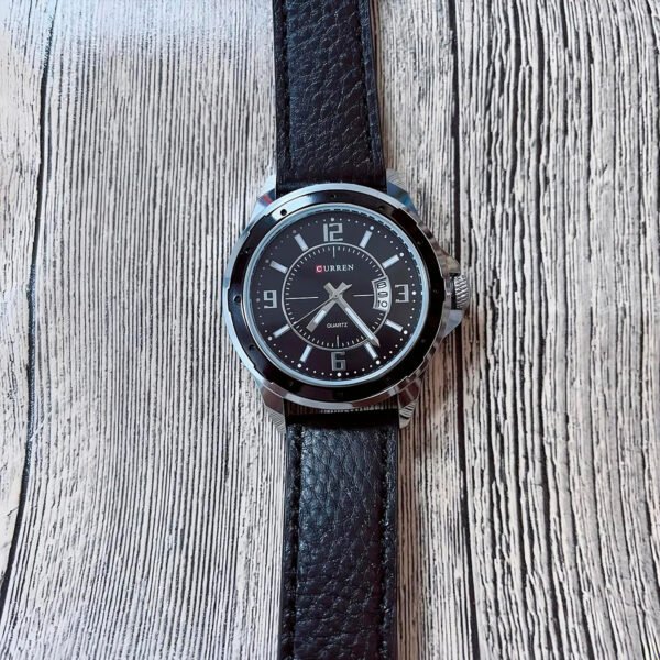 Reloj CURREN 8124,8208,8192,8230 de fábrica para hombre, calendario, reloj deportivo militar para hombre, reloj de pulsera con correa de cuero PU original de lujo (8) Reloj Curren Modelo 8124 Analogo Con Calendario