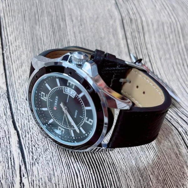 Reloj CURREN 8124,8208,8192,8230 de fábrica para hombre, calendario, reloj deportivo militar para hombre, reloj de pulsera con correa de cuero PU original de lujo (9) Reloj Curren Modelo 8124 Analogo Con Calendario