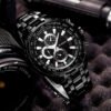 Reloj Para Hombre Moda Curren 8023 Pulcera Acero