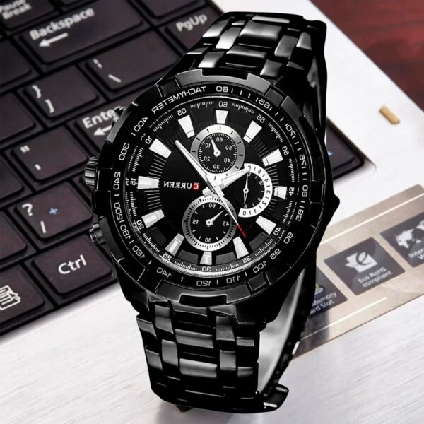 Reloj Curren Correa Acero Inoxidable Reloj Hombre Curren 8023 (4) Reloj Para Hombre Moda Curren 8023 Pulcera Acero