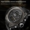 Reloj Deportivo Para Hombre Sanda 6024 Pantalla Dual Led Negro