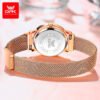 Reloj Opk De Pulsera Para Mujer Color Oro Rosa Modelo 8115
