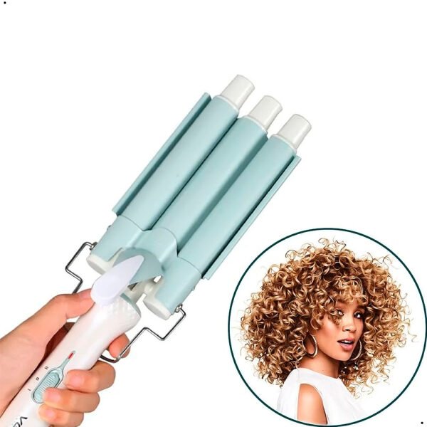Ondulador Rizador De Pelo Profesional Triple Vgr V-595