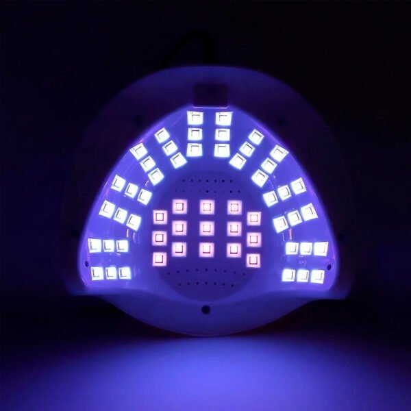 Secadora de uña SUN S8 pro Blanco Lampara UV 268W (14) Secadora Uñas Pies Manos 2 En 1 Led/uvlamp Sun S8 Pro 268w