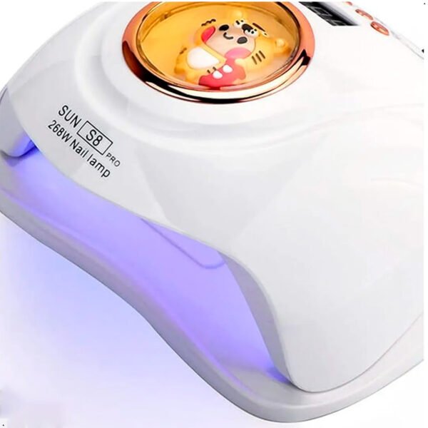 Secadora de uña SUN S8 pro Blanco Lampara UV 268W (2) Secadora Uñas Pies Manos 2 En 1 Led/uvlamp Sun S8 Pro 268w